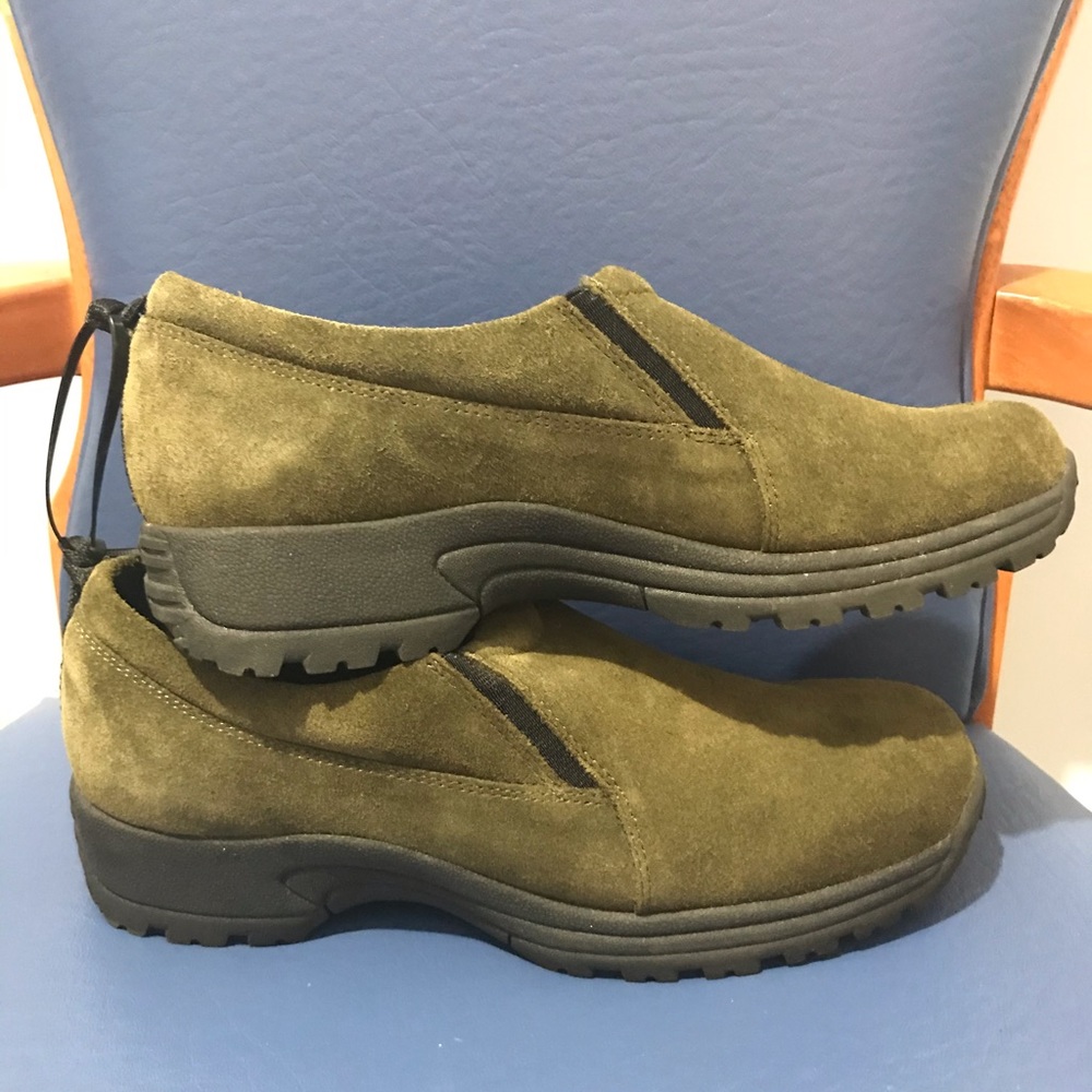 Sonoma Life + Style leather suede slip-on clogs - Picture 10 of 14